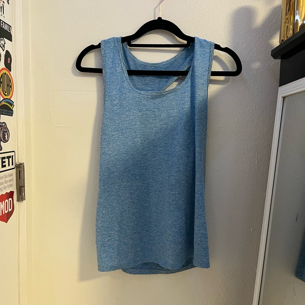 Blue workout top!